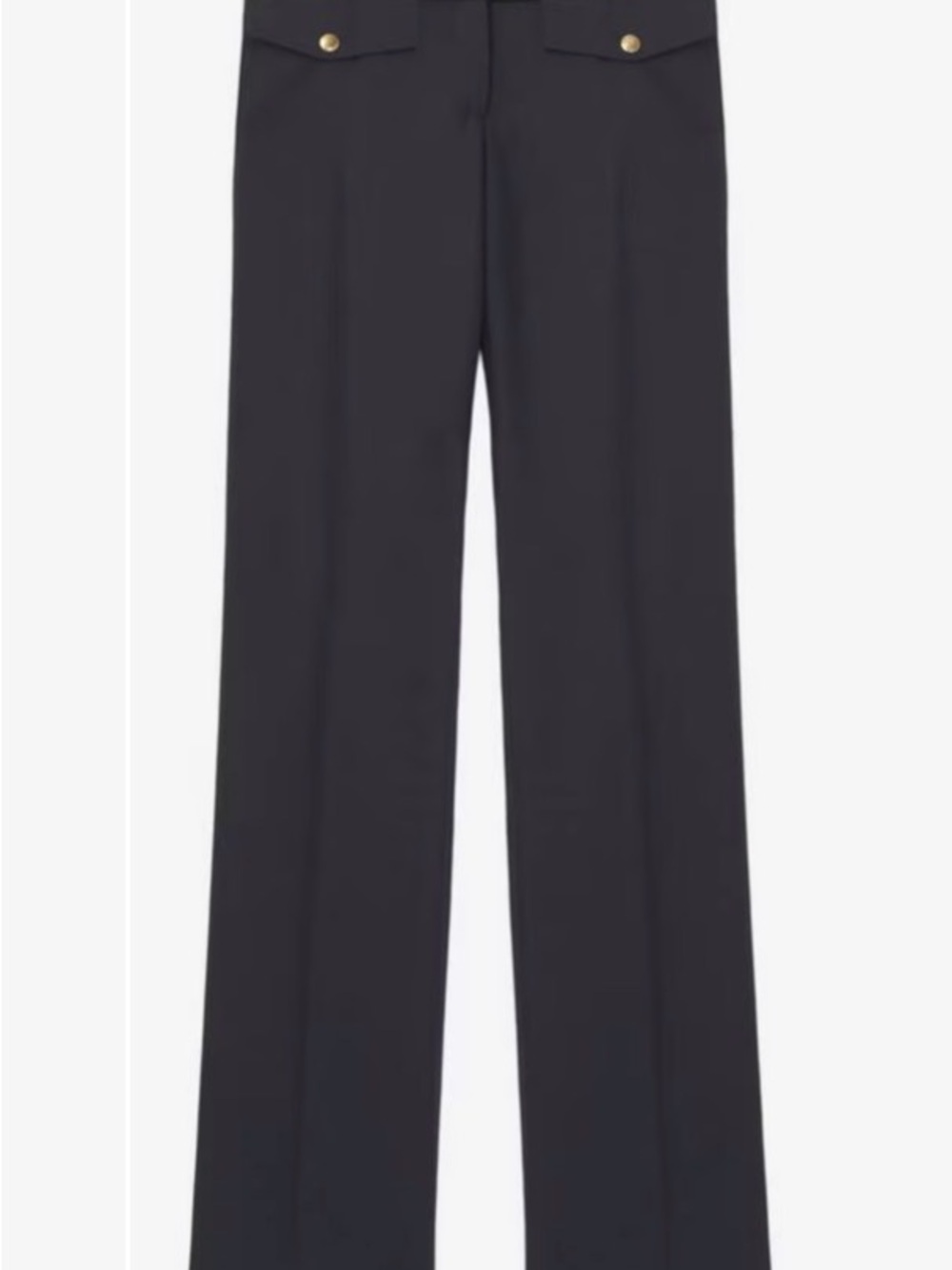💚 Alexander McQueen Dark Green – Tailored Straight Leg Pants